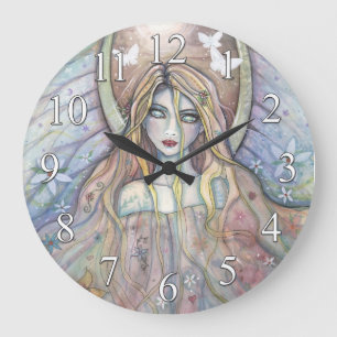 Angel of Hope Fantasy Art Clock