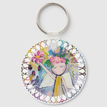 Angel of Hope Keychain