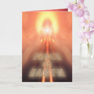 Angel of Light Christmas "PEACE ON EARTH" Card