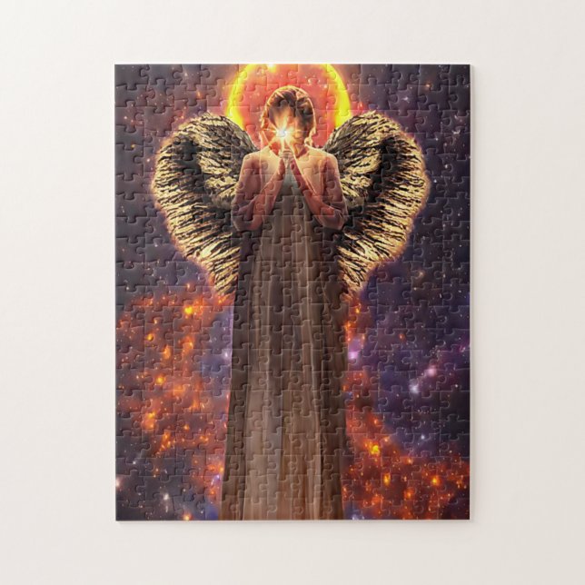 Angel Of Love And light Original Art Jigsaw Puzzle (Vertical)