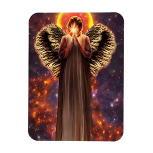 Angel Of Love And light Original Art Magnet