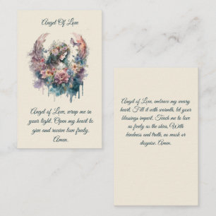 Angel Of Love Prayer Card
