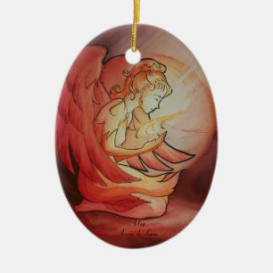 Angel of Spirit Ceramic Ornament