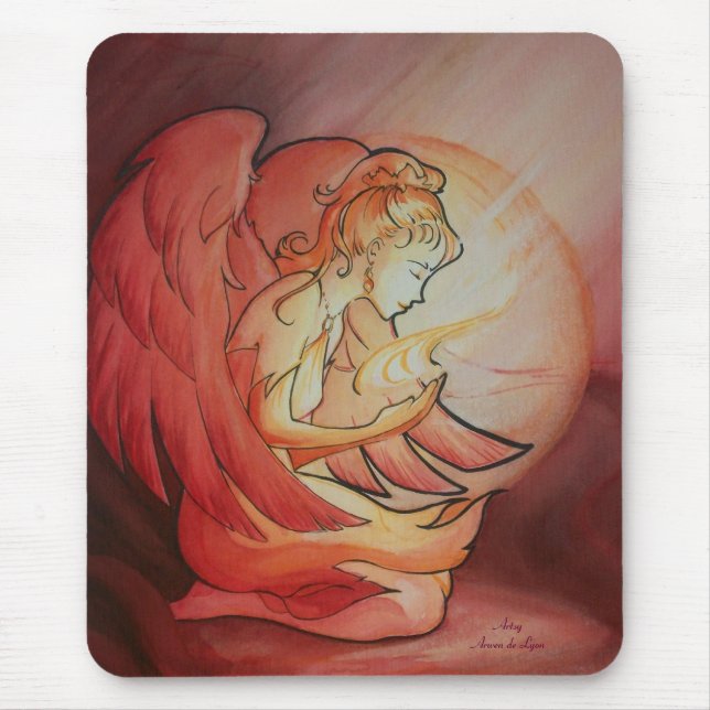 Angel of Spirit Mouse Pad (Front)