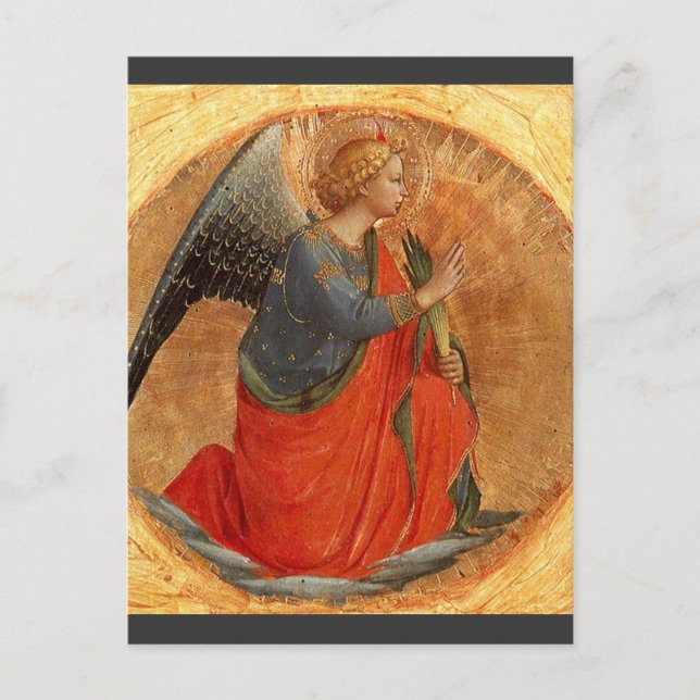 Angel of the Annunciation c1437 Postcard (Front)