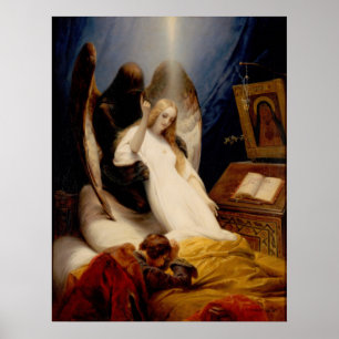 Angel of the Death - Horace Vernet - 1851 Poster