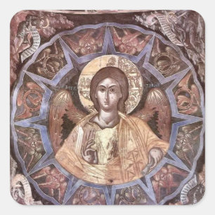 Angel of the Great Counsel Orthodox Christian Icon Square Sticker