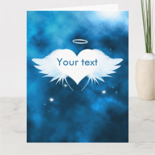 Angel of the Heart 11" x 8.5" Sympathy Card