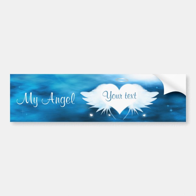 Angel of the Heart Bumper Sticker (Front)
