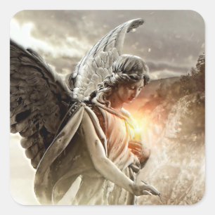 Angel of the Misfortunate Square Sticker