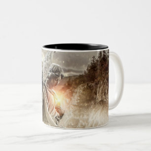 Angel of the Misfortunate Two-Tone Coffee Mug