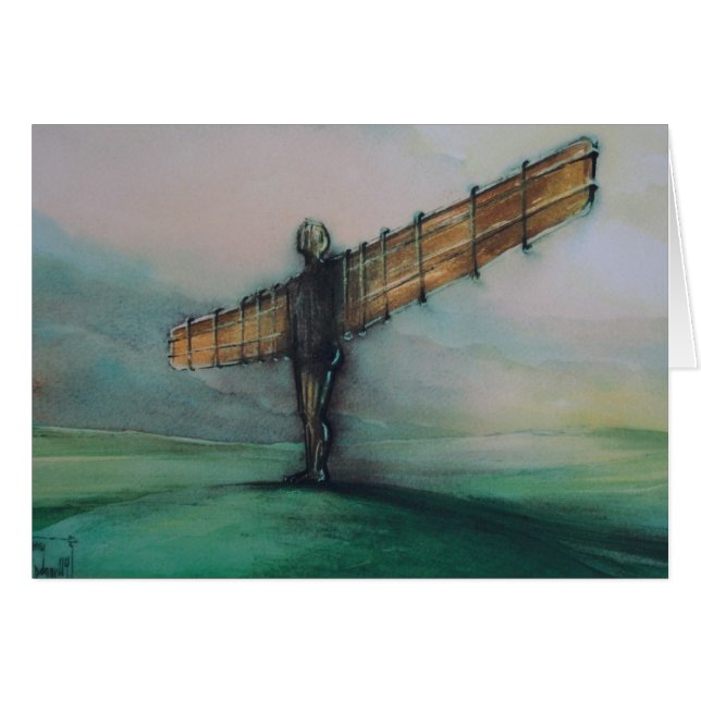Angel Of The North Card (Front Horizontal)