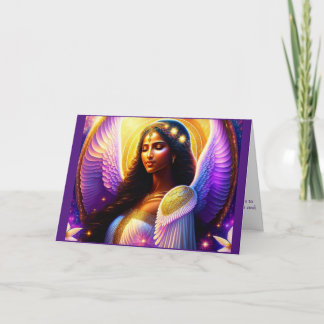 Angel of the Violet Flame Folded Note Card
