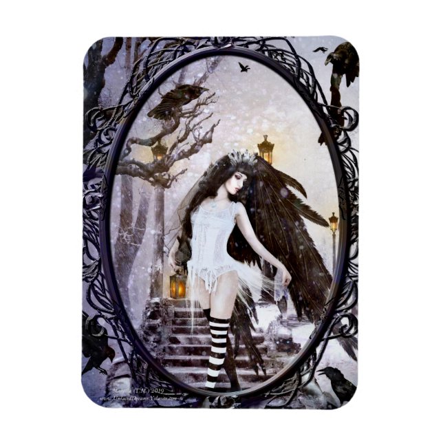 Angel of Winter Magnet (Vertical)