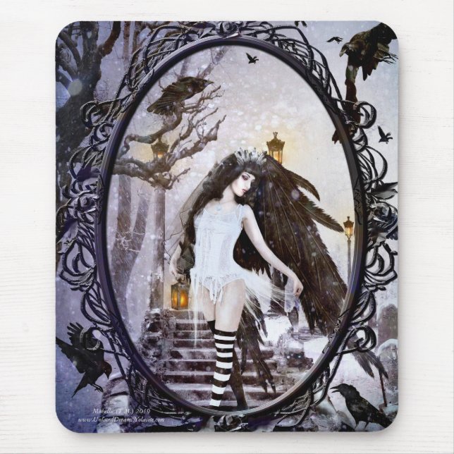 Angel of Winter Mouse Pad (Front)
