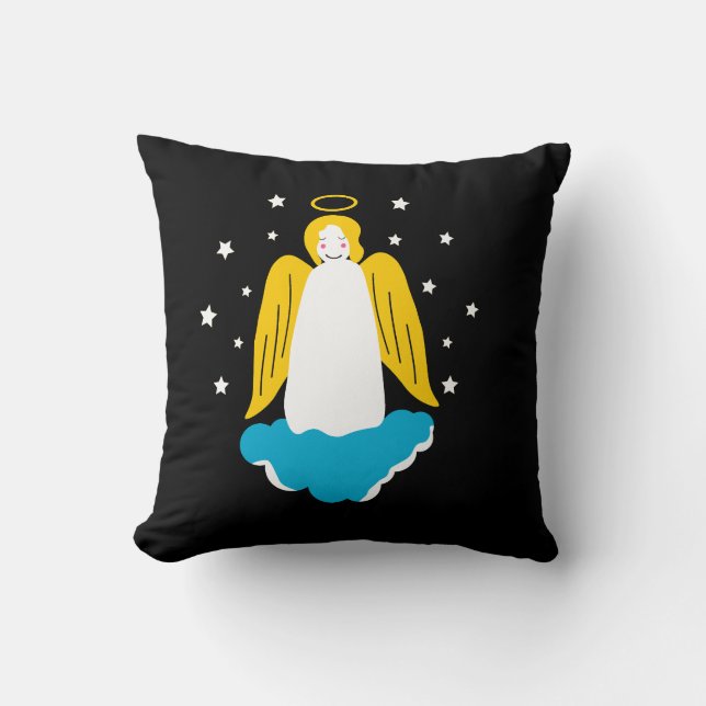Angel on a cloud cushion (Front)