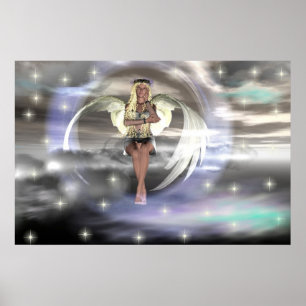 Angel on a Cloud Poster