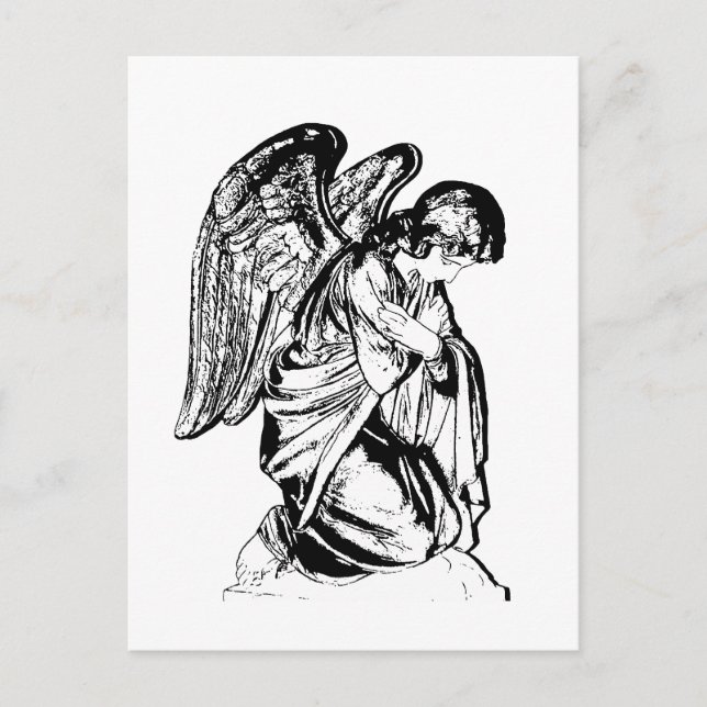 Angel on any colour postcard (Front)