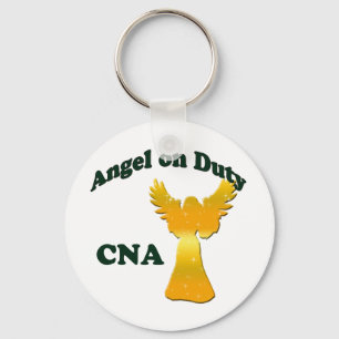 Angel on Duty Key Ring