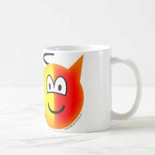 Angel or devil emoticon coffee mug
