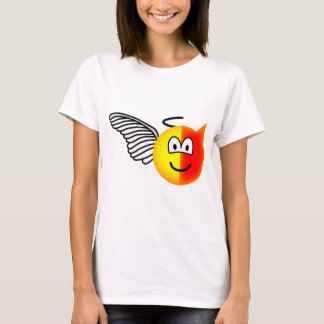 Angel or devil emoticon T-Shirt