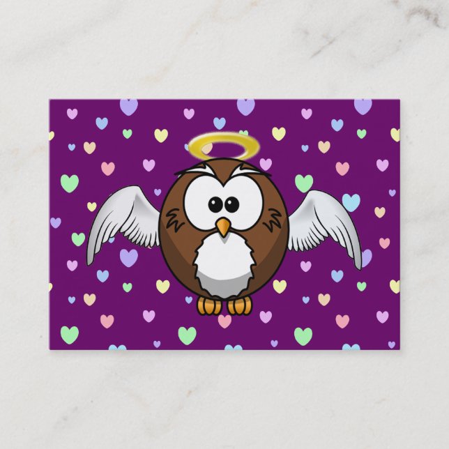 angel owl business card (Front)