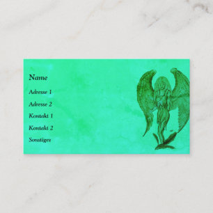 Angel , Pencil Art in Marmor Design Business Card