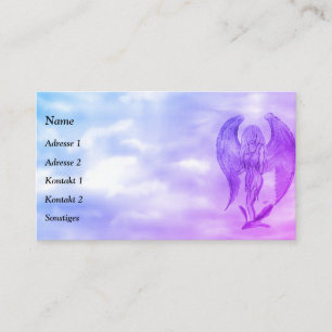 Angel , Pencil Art in Marmor Design Business Card