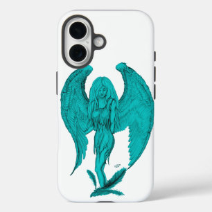 Angel , Pencil Drawing iPhone 16 Case
