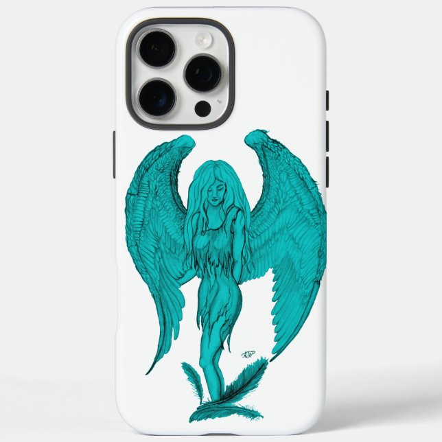 Angel , Pencil Drawing Case-Mate iPhone Case (Back)