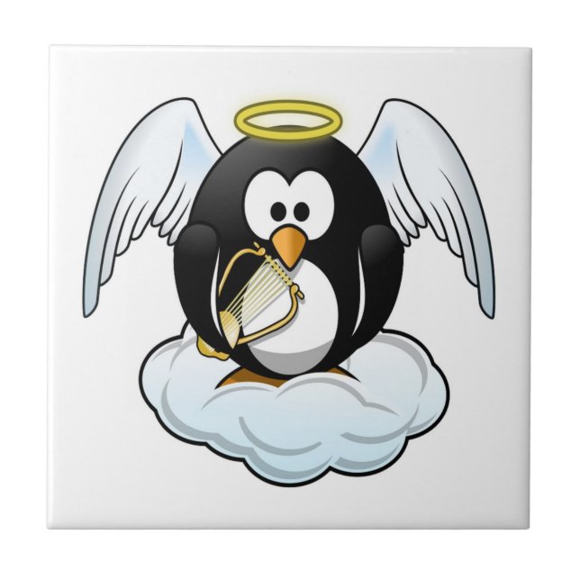 ANGEL PENGUIN CERAMIC TILE (Front)