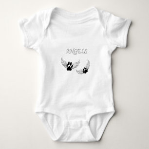 Angel Pet Paws Baby Bodysuit