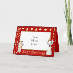 Angel Photo Christmas Holiday Card