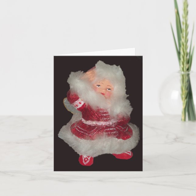 Angel Photo Folded Note Card (Front)