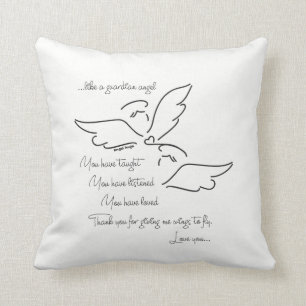 Angel pillow...guardian angel cushion