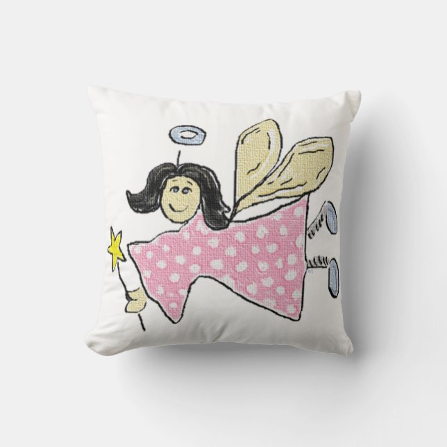 Angel (pink) cushion (Front)