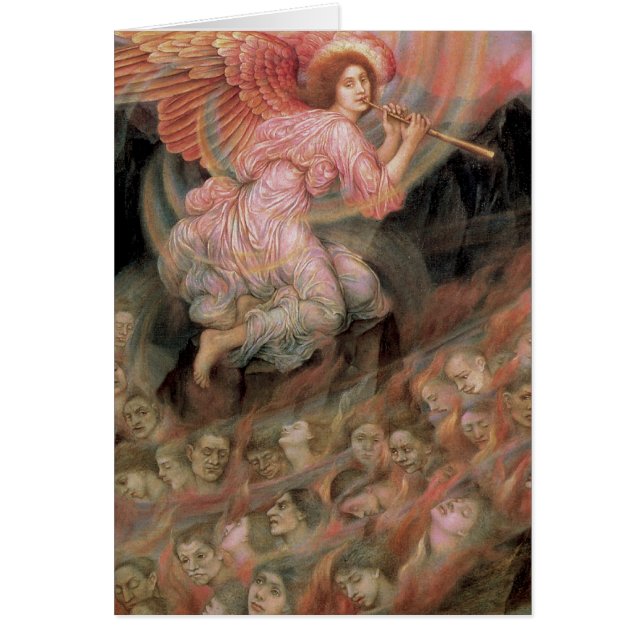 Angel Piping to Souls in Hell by Evelyn De Morgan (Front)