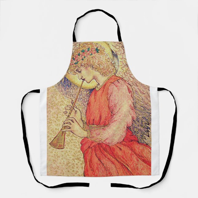 Angel Playing a Flageolet Apron (Front)