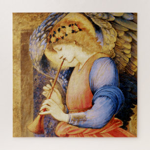 “Angel Playing a Flageolet” by Edward Burne Jones Jigsaw Puzzle