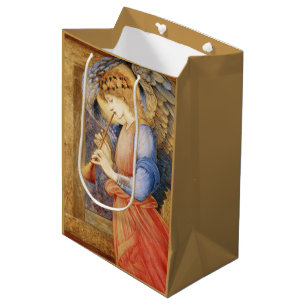 Angel Playing a Flageolet (by Edward Burne-Jones) Medium Gift Bag