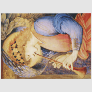 “Angel Playing a Flageolet” by Edward Burne Jones Tissue Paper