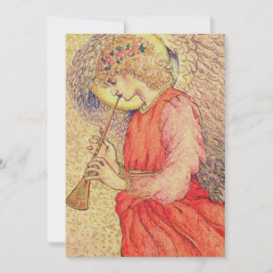 Angel Playing a Flageolet Invitation