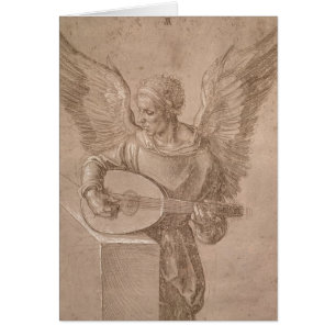 Angel playing a lute, 1491