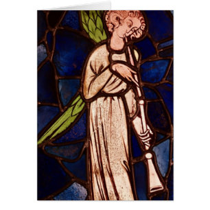 Angel playing a trumpet, c.1280