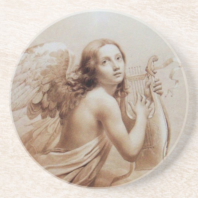ANGEL PLAYING LYRA OVER THE CLOUDS COASTER (Front)