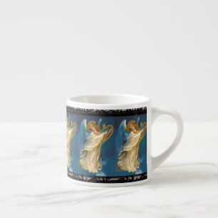 Angel Playing Music On A Harp Espresso Cup