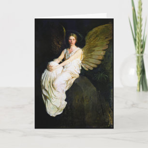 Angel, popular painting by Albert H. Thayer Card