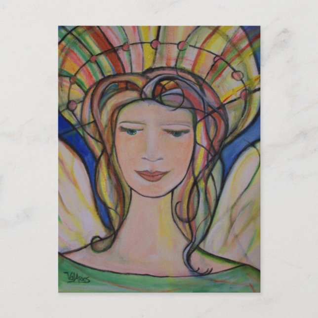 Angel postcard by ValAries (Front)