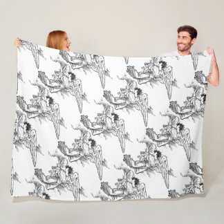 Angel Postcard Fleece Blanket