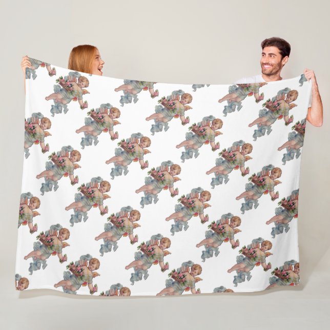 Angel Postcard Fleece Blanket (In Situ)